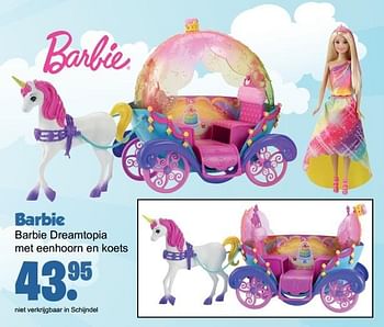 Aanbiedingen Barbie - Mattel - Geldig van 20/11/2016 tot 10/12/2016 bij Van Cranenbroek