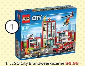 Aanbiedingen Lego city brandweerkazerne - Lego - Geldig van 16/11/2016 tot 05/12/2016 bij Bol