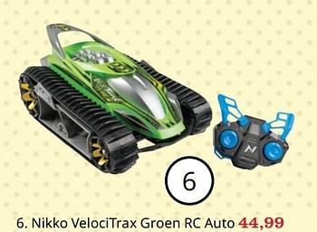 Aanbiedingen Nikko velocitrax groen rc auto - Nikko - Geldig van 16/11/2016 tot 05/12/2016 bij Bol