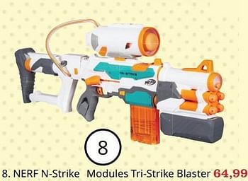 Aanbiedingen Nerf n-strike modules tri-strike blaster - Nerf - Geldig van 16/11/2016 tot 05/12/2016 bij Bol