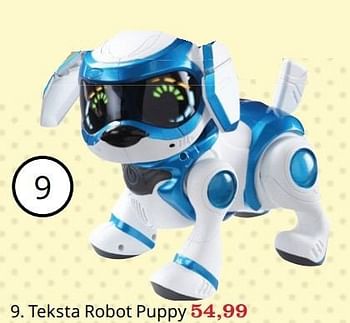 Aanbiedingen Teksta robot puppy - Teksta - Geldig van 16/11/2016 tot 05/12/2016 bij Bol
