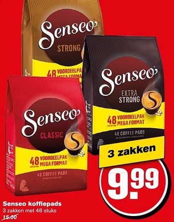 Aanbiedingen Senseo koffiepads - Huismerk - Hoogvliet - Geldig van 12/11/2016 tot 22/11/2016 bij Hoogvliet