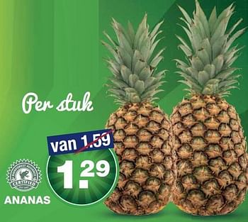 Aanbiedingen Ananas - Huismerk - Aldi - Geldig van 16/11/2016 tot 20/11/2016 bij Aldi