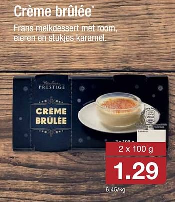 Aanbiedingen Crème brûlée - Huismerk - Aldi - Geldig van 16/11/2016 tot 20/11/2016 bij Aldi
