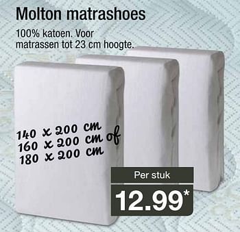 Aanbiedingen Molton matrashoes - Huismerk - Aldi - Geldig van 16/11/2016 tot 20/11/2016 bij Aldi