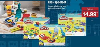 Aanbiedingen Klei-speelset - Play-Doh - Geldig van 16/11/2016 tot 20/11/2016 bij Aldi