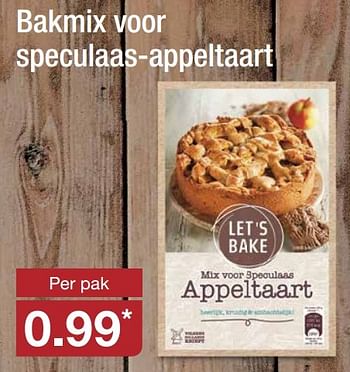 Aanbiedingen Bakmix voor speculaas-appeltaart - Huismerk - Aldi - Geldig van 16/11/2016 tot 20/11/2016 bij Aldi