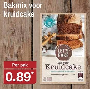 Aanbiedingen Bakmix voor kruidcake - Huismerk - Aldi - Geldig van 16/11/2016 tot 20/11/2016 bij Aldi