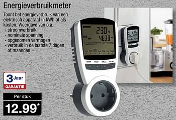 Aanbiedingen Energieverbruikmeter - Huismerk - Aldi - Geldig van 16/11/2016 tot 20/11/2016 bij Aldi
