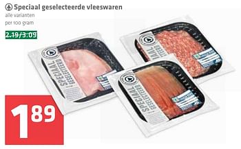 Aanbiedingen Speciaal geselecteerde vleeswaren - Spar - Geldig van 17/11/2016 tot 23/11/2016 bij Spar