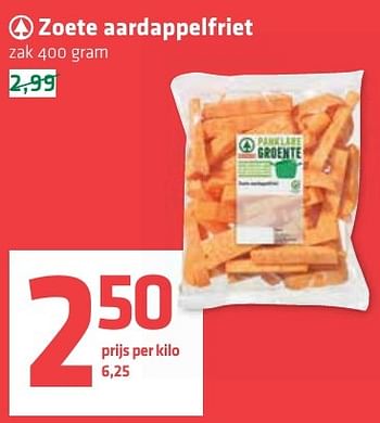 Aanbiedingen Zoete aardappelfriet - Spar - Geldig van 17/11/2016 tot 23/11/2016 bij Spar