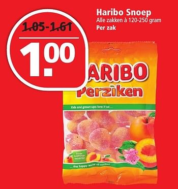 Aanbiedingen Haribo snoep - Haribo - Geldig van 20/11/2016 tot 26/11/2016 bij Plus