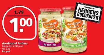 Aanbiedingen Aardappel anders - aardappelanders - Geldig van 20/11/2016 tot 26/11/2016 bij Plus