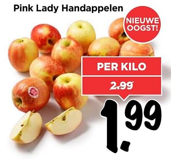 Aanbiedingen Pink lady handappelen - Huismerk Vomar - Geldig van 20/11/2016 tot 26/11/2016 bij Vomar