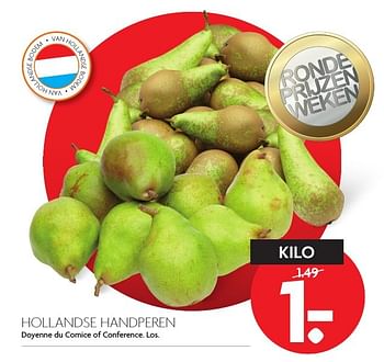 Aanbiedingen Hollandse handperen - Huismerk - Deka Markt - Geldig van 20/11/2016 tot 26/11/2016 bij Deka Markt