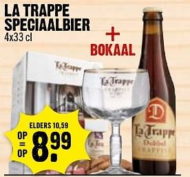Aanbiedingen La trappe speciaalbier - La trappe - Geldig van 20/11/2016 tot 26/11/2016 bij Dirk III