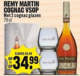 Aanbiedingen Remy martin cognac vsop - Remy martin - Geldig van 20/11/2016 tot 26/11/2016 bij Dirk III