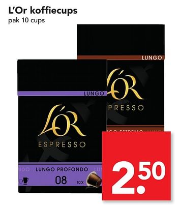 Aanbiedingen L`or koffiecups - L'Or Espresso - Geldig van 20/11/2016 tot 26/11/2016 bij Deen Supermarkten