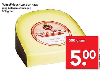 Aanbiedingen Westfrieschlander kaas - WestFrieschLander  - Geldig van 20/11/2016 tot 26/11/2016 bij Deen Supermarkten