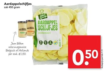 Aanbiedingen Aardappelschijfjes - Huismerk deen supermarkt - Geldig van 20/11/2016 tot 26/11/2016 bij Deen Supermarkten