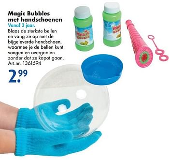 Aanbiedingen Magic bubbles met handschoenen - Huismerk - Bart Smit - Geldig van 12/11/2016 tot 27/11/2016 bij Bart Smit