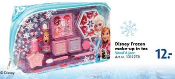 Aanbiedingen Disney frozen make-up in tas - Disney  Frozen - Geldig van 12/11/2016 tot 27/11/2016 bij Bart Smit