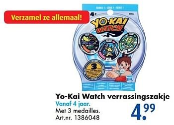 Aanbiedingen Yo-kai watch verrassingszakje - Yo-Kai  - Geldig van 12/11/2016 tot 27/11/2016 bij Bart Smit
