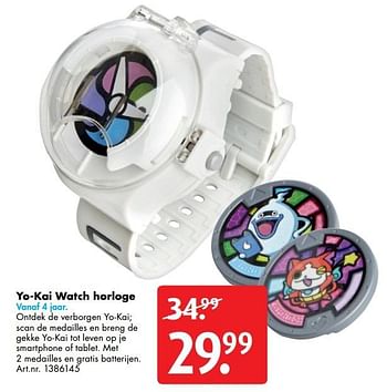 Aanbiedingen Yo-kai watch horloge - Yo-Kai  - Geldig van 12/11/2016 tot 27/11/2016 bij Bart Smit