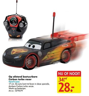Aanbiedingen Op afstand bestuurbare carbon turbo racer - Huismerk - Bart Smit - Geldig van 12/11/2016 tot 27/11/2016 bij Bart Smit