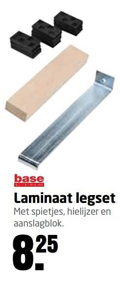 Aanbiedingen Laminaat legset - Base Line - Geldig van 13/11/2016 tot 27/11/2016 bij Formido