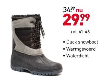 Aanbiedingen Duck snowboot - Huismerk - Scapino - Geldig van 13/11/2016 tot 27/11/2016 bij Scapino
