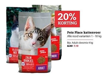 Aanbiedingen Pets place kattenvoer - Huismerk - Pets Place - Geldig van 13/11/2016 tot 27/11/2016 bij Pets Place