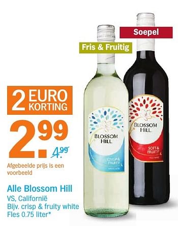 Aanbiedingen Crisp + fruity white - Rode wijnen - Geldig van 20/11/2016 tot 27/11/2016 bij Albert Heijn