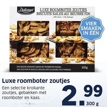 Aanbiedingen Luxe roomboter zoutjes - Delicieux - Geldig van 20/11/2016 tot 27/11/2016 bij Lidl