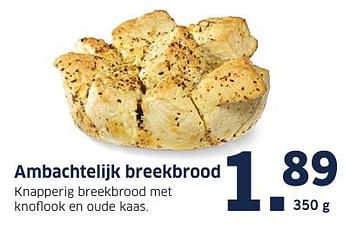 Aanbiedingen Ambachtelijk breekbrood - Huismerk - Lidl - Geldig van 20/11/2016 tot 27/11/2016 bij Lidl