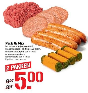 Aanbiedingen Pick + mix boomstammetjes - Huismerk - Coop - Geldig van 21/11/2016 tot 27/11/2016 bij Coop