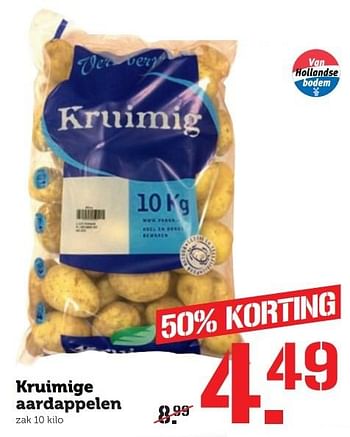 Aanbiedingen Kruimige aardappelen - Huismerk - Coop - Geldig van 21/11/2016 tot 27/11/2016 bij Coop