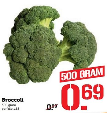 Aanbiedingen Broccoli - Huismerk - Coop - Geldig van 21/11/2016 tot 27/11/2016 bij Coop
