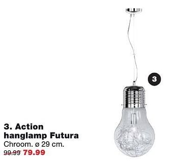 Aanbiedingen Action hanglamp futura - Action - Geldig van 21/11/2016 tot 27/11/2016 bij Praxis