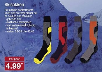 Aanbiedingen Skisokken - Huismerk - Aldi - Geldig van 20/11/2016 tot 27/11/2016 bij Aldi