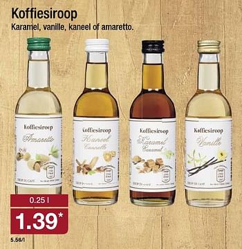 Aanbiedingen Koffiesiroop - Witte wijnen - Geldig van 20/11/2016 tot 27/11/2016 bij Aldi