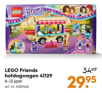Aanbiedingen Lego friends hotdogwagen 41129 - Lego - Geldig van 30/10/2016 tot 05/12/2016 bij Blokker