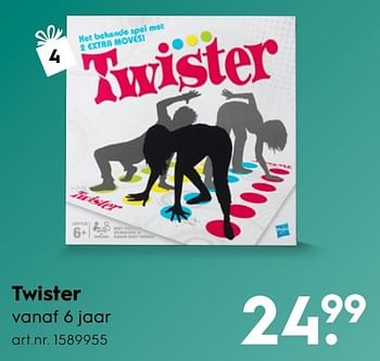 Aanbiedingen Twister - Hasbro - Geldig van 30/10/2016 tot 05/12/2016 bij Blokker