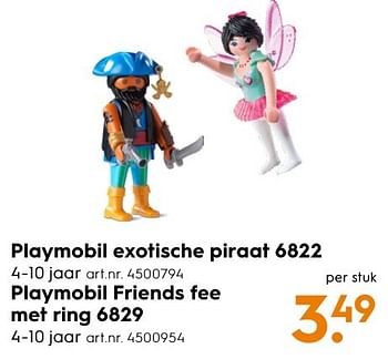 Aanbiedingen Playmobil exotische piraat 6822 - Playmobil - Geldig van 30/10/2016 tot 05/12/2016 bij Blokker