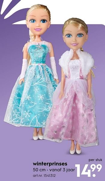 Aanbiedingen Winterprinses - Disney Princess - Geldig van 30/10/2016 tot 05/12/2016 bij Blokker