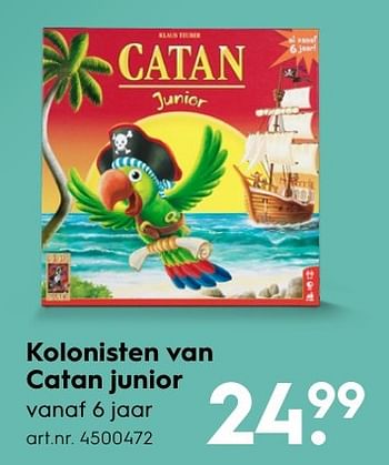 Aanbiedingen Kolonisten van catan junior - 999games - Geldig van 30/10/2016 tot 05/12/2016 bij Blokker
