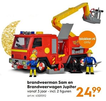 Aanbiedingen Brandweerman sam en brandweerwagen jupiter - remote_pf_nl.BRANDweerman Sam - Geldig van 30/10/2016 tot 05/12/2016 bij Blokker