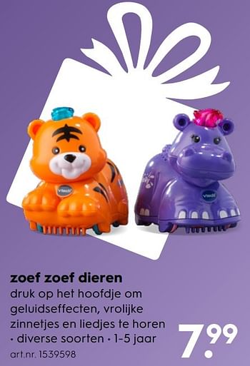 Aanbiedingen Zoef zoef dieren - Zoef Zoef Dieren - Geldig van 30/10/2016 tot 05/12/2016 bij Blokker