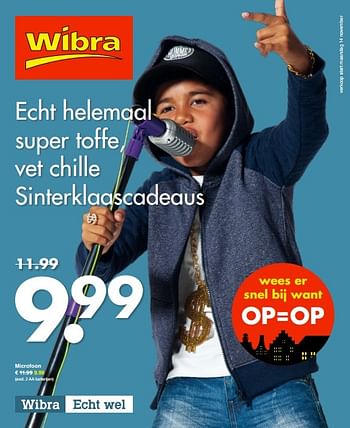 Aanbiedingen Microfoon - Huismerk - Wibra - Geldig van 13/11/2016 tot 26/11/2016 bij Wibra