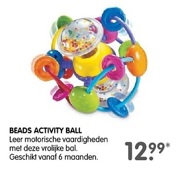 Aanbiedingen Beads activity ball - B Kids - Geldig van 13/11/2016 tot 27/11/2016 bij Prenatal
